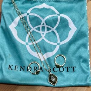 Kendra Scott necklace and earings